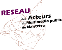 Logo du Réseau des acteurs du Multimédia public de Nanterre